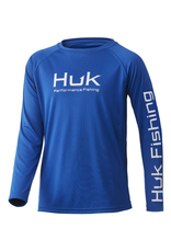 Huk Huk Youth Pursuit Long Sleeve - Huk Blue