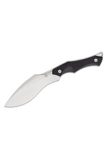 Civivi CIVIVI Knives Nathaneal Matlack Vaquita II Mini Fixed Blade Neck Knife 3.2" Nitro-V Satin Kukri Blade, Black G10 Handles, Kydex Sheath - C047C-1