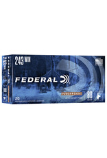 Federal Federal 243AS Power-Shok Rifle Ammo 243 WIN, SP, 80 Grains, 3330 fps, 20, Boxed
