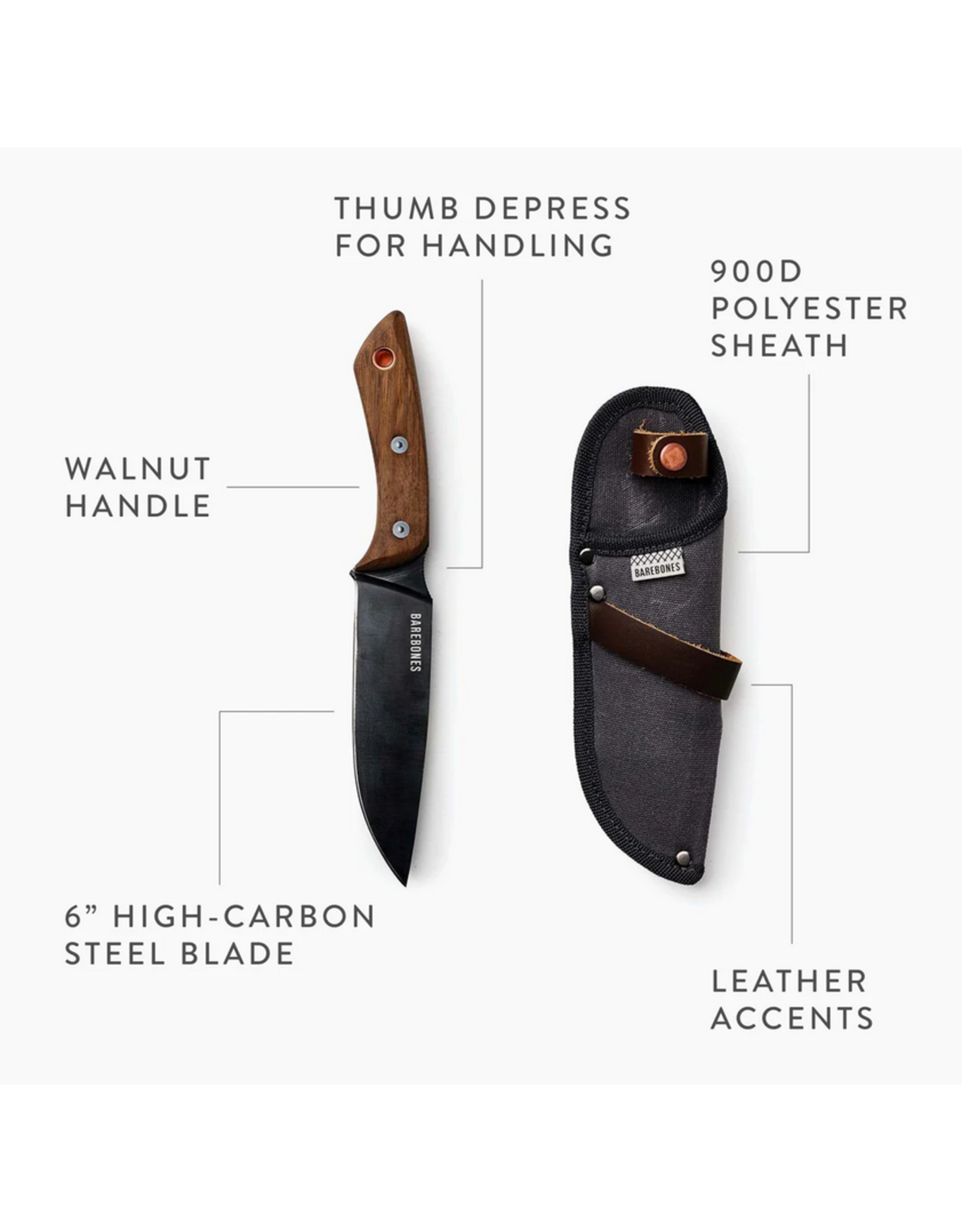 Barebones Barebones - Woodsman No 6 Field Knife