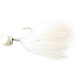 Freedom Lures Freedom 80032 Marabou Swing Jig 1/4 oz Lead Free White