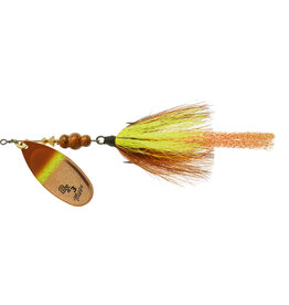 Mepps Mepps BS3T C-CCR Bronze Slammer (Dressed Treble) 1/4 OZ Copper-Chartreuse Craw