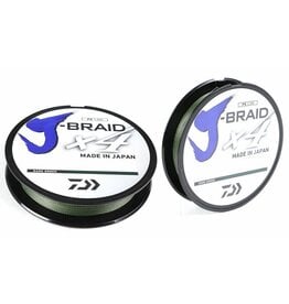 Daiwa J-Braid x8 Strand Braided Line Dark Green 164yd