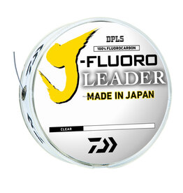 Daiwa Daiwa JFL8-100 J-Fluoro Fluorocarbon Leader Clear with Parrallel Spooling band 8lb 100 yards
