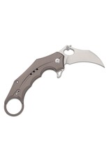 Civivi CIVIVI Knives Incisor II Karambit Flipper Knife 2.02" Nitro-V Satin Hawkbill Blade, Gray Aluminum Handles - C16016B-3
