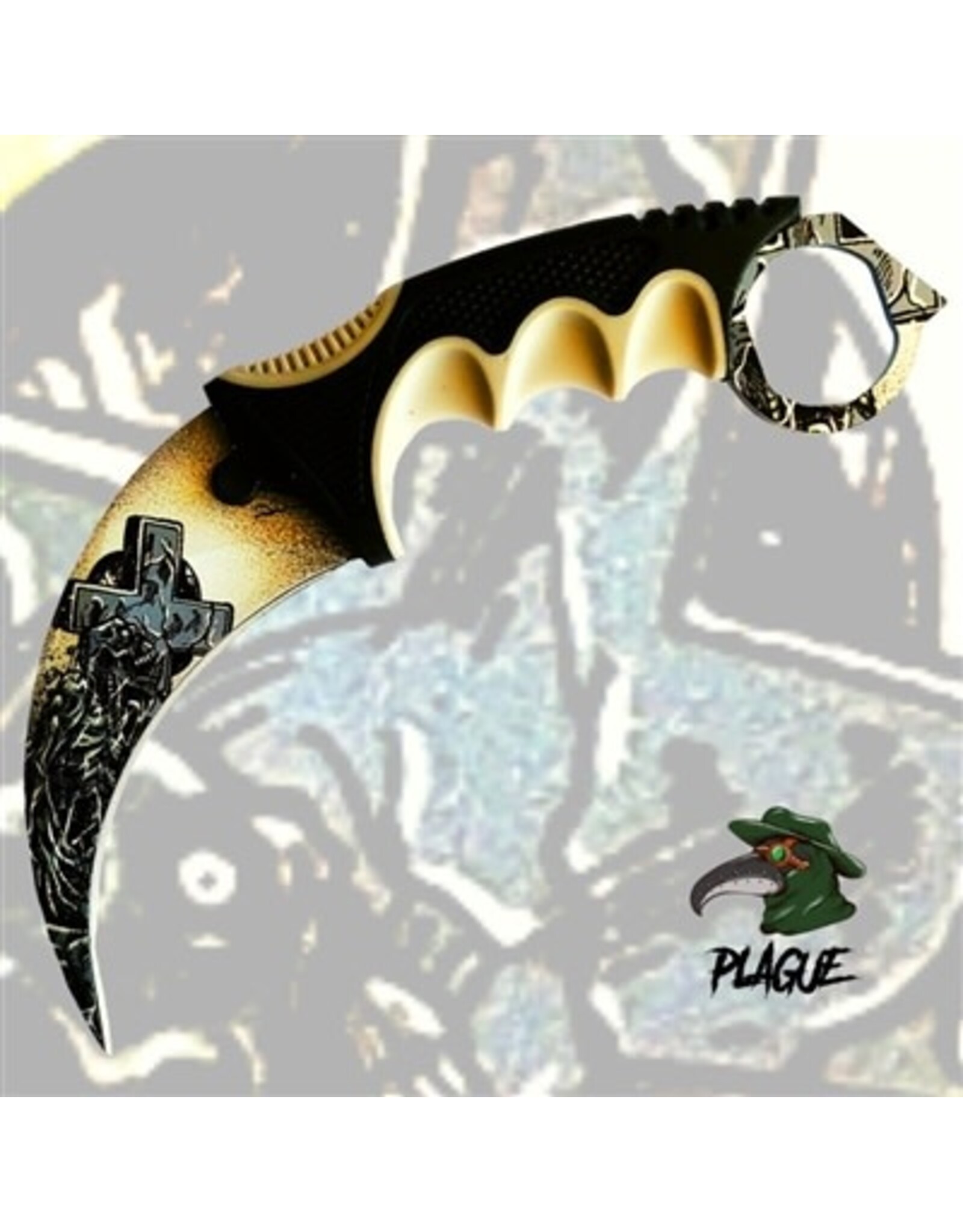 Plague Karambit Knife - The Dead Shall Rise #1 21DT002-75BGY