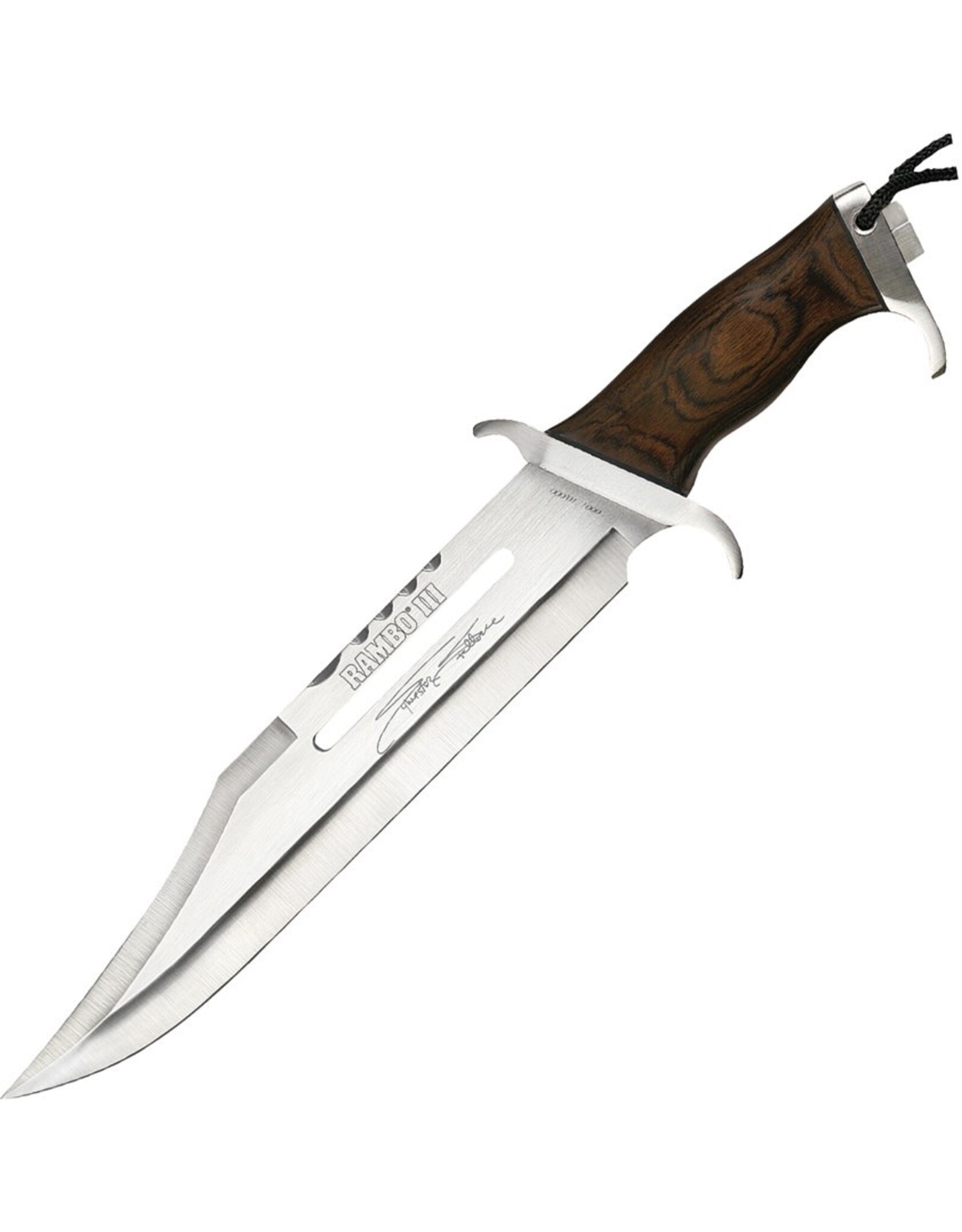Hollywood Collectors Group Rambo III Sylvester Stallone Signature Edition 13" Blade, Hardwood Handle - 9297
