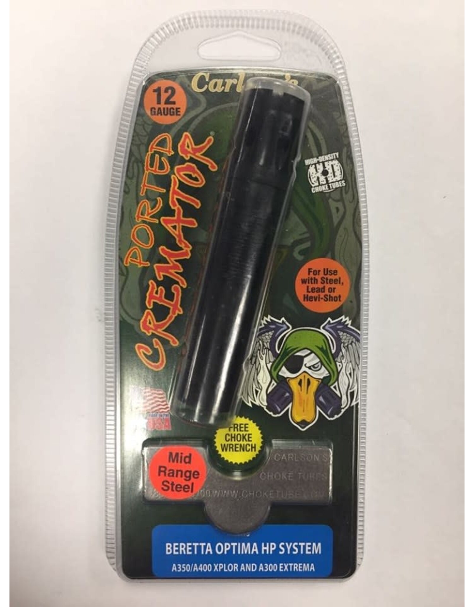 Carlson's Choke Tubes Carlson's Beretta Optima HP 12GA Mid Range Steel Carlson's Ported Cremator Choke Tube (A350/A400 Xplor & A300) 11565