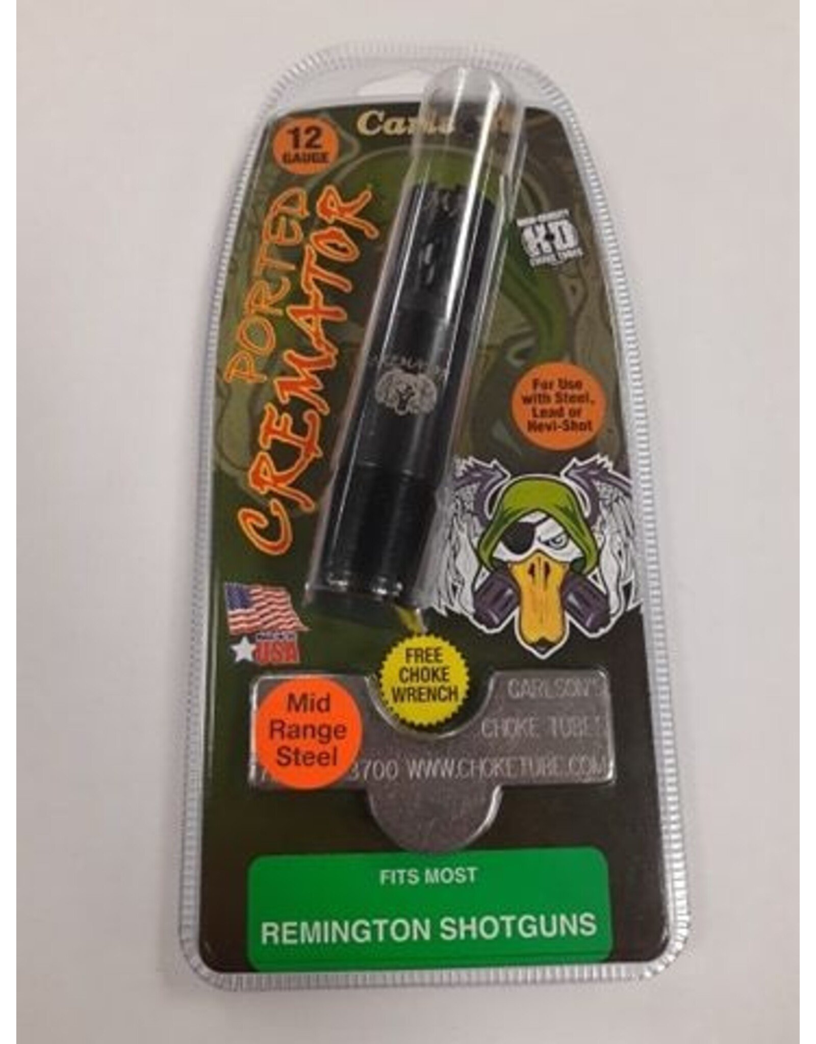 Carlson's Choke Tubes Carlson's Ported Cremator Choke Tube - Remington Shotguns 12GA Mid Range Steel 11535
