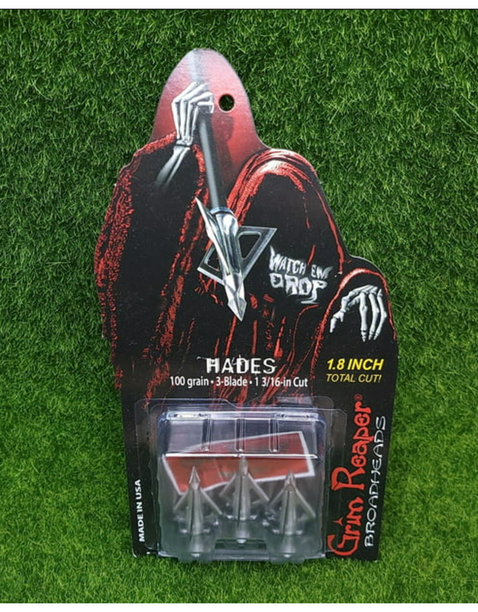 Grim Reaper Grim Reaper Pro Series Hades Pro 100gr 3-Blade (13/16" cut)
