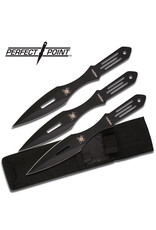 Perfect Point PERFECT POINT PP-598-3BSP THROWING KNIFE SET 9" OVERALL