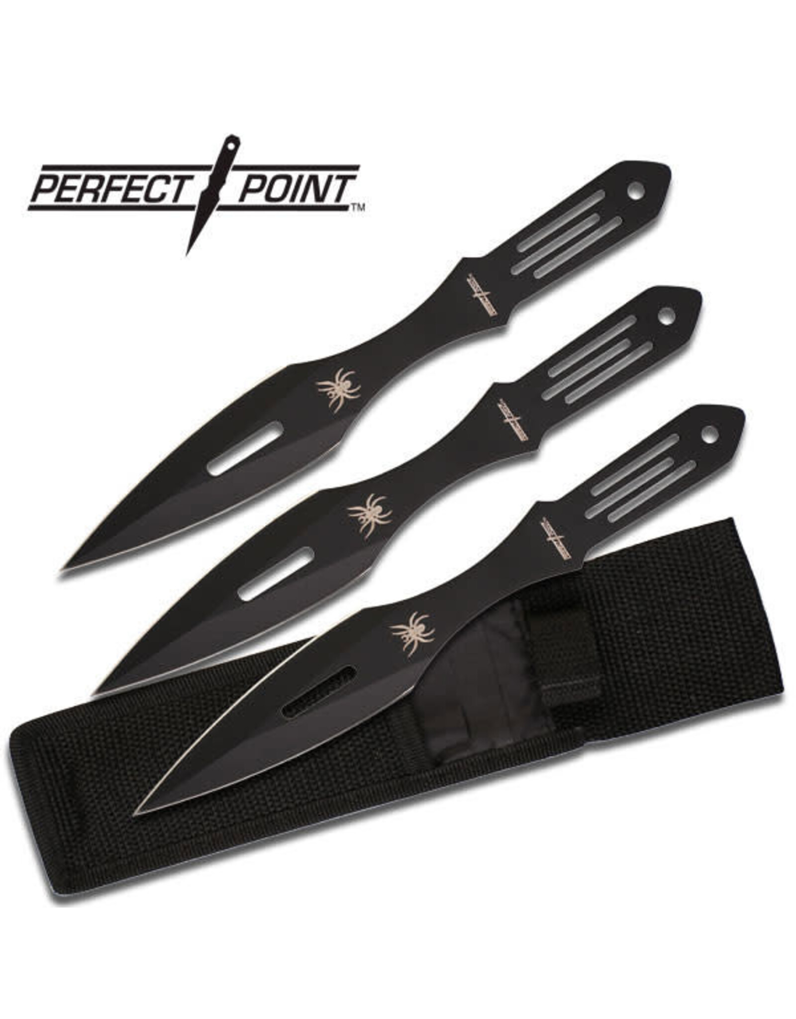 Perfect Point PERFECT POINT PP-598-3BSP THROWING KNIFE SET 9" OVERALL