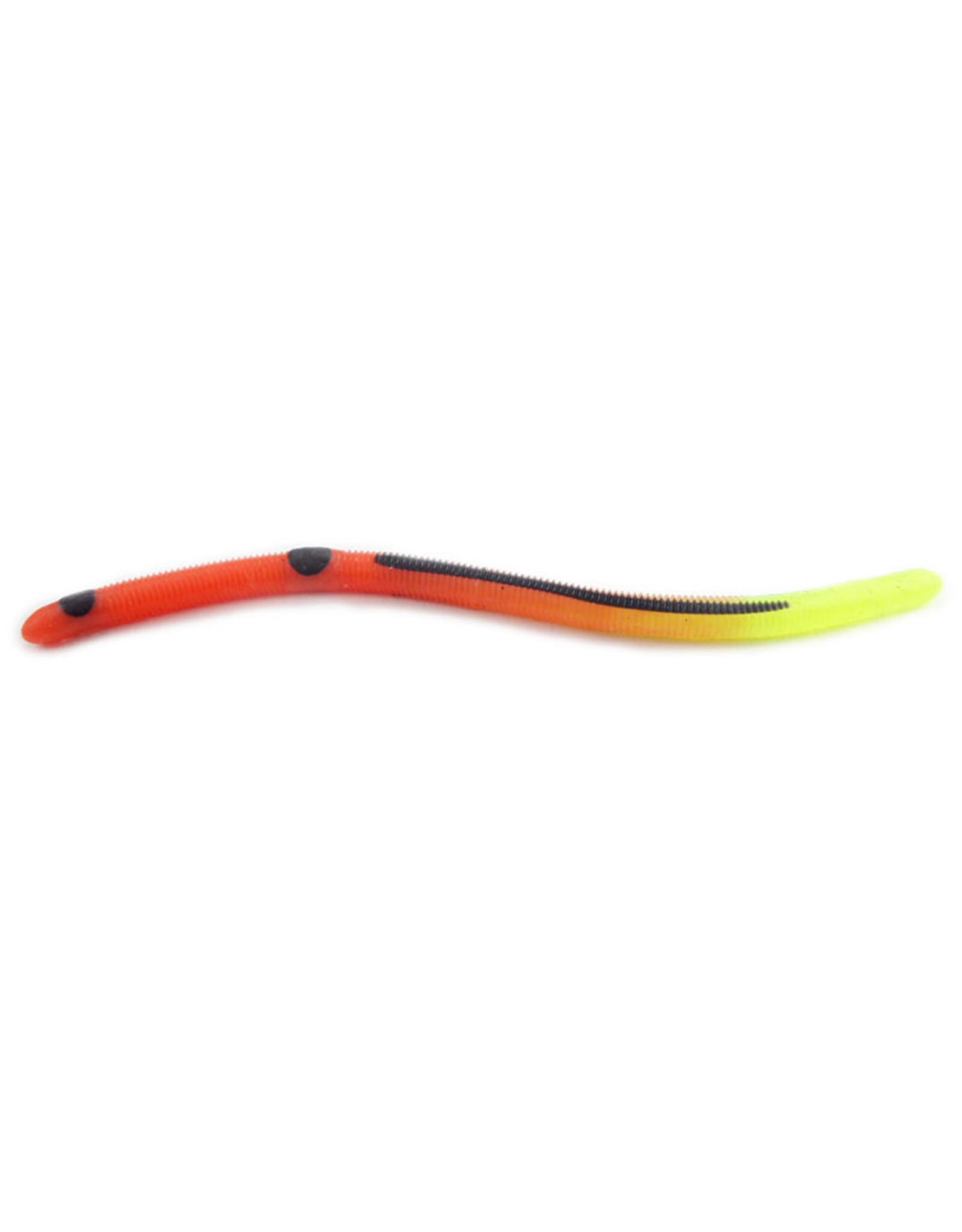 Kellys Fire Tail Pre-Rigged Plastic Worm 5 1/2 3 #6 Hooks - Bronson