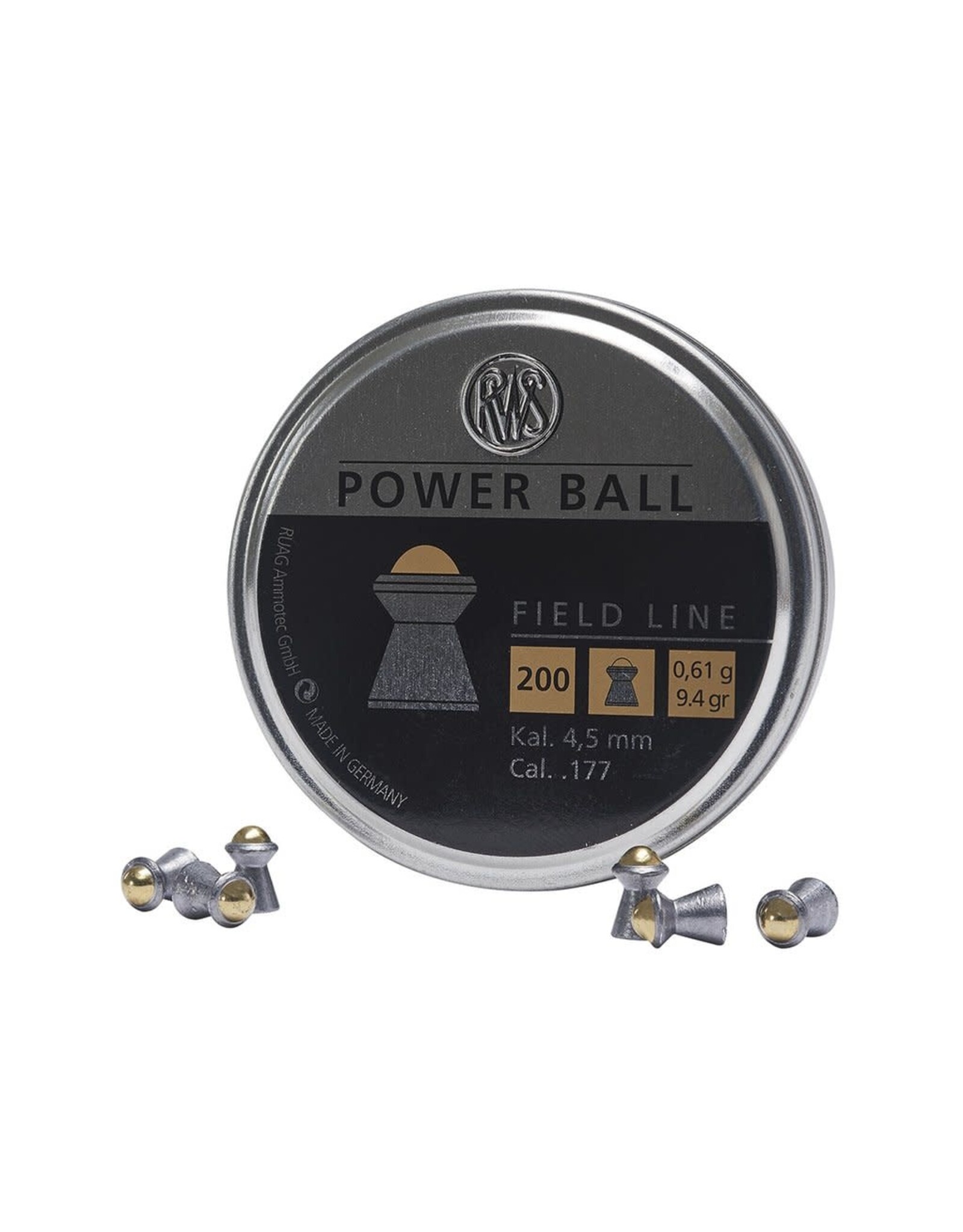 Umarex RWS POWER BALL .177 AIRGUN PELLET 200 PK