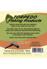 Torpedo Fishing Products Torpedo Trolling Wire 19-Strand 1000FT Breaking Strength #40