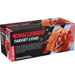 Challenger Challenger Ammo 43018 Target Load 100 Round Pack, 12 GA, 2-3/4 in, No. 8, 3 Dram, 1-1/8 oz, 1150 Fps