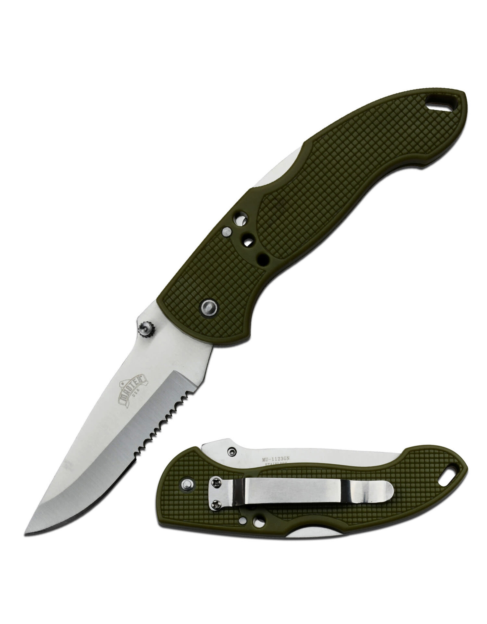 Master USA Manual Folding Knife - Green