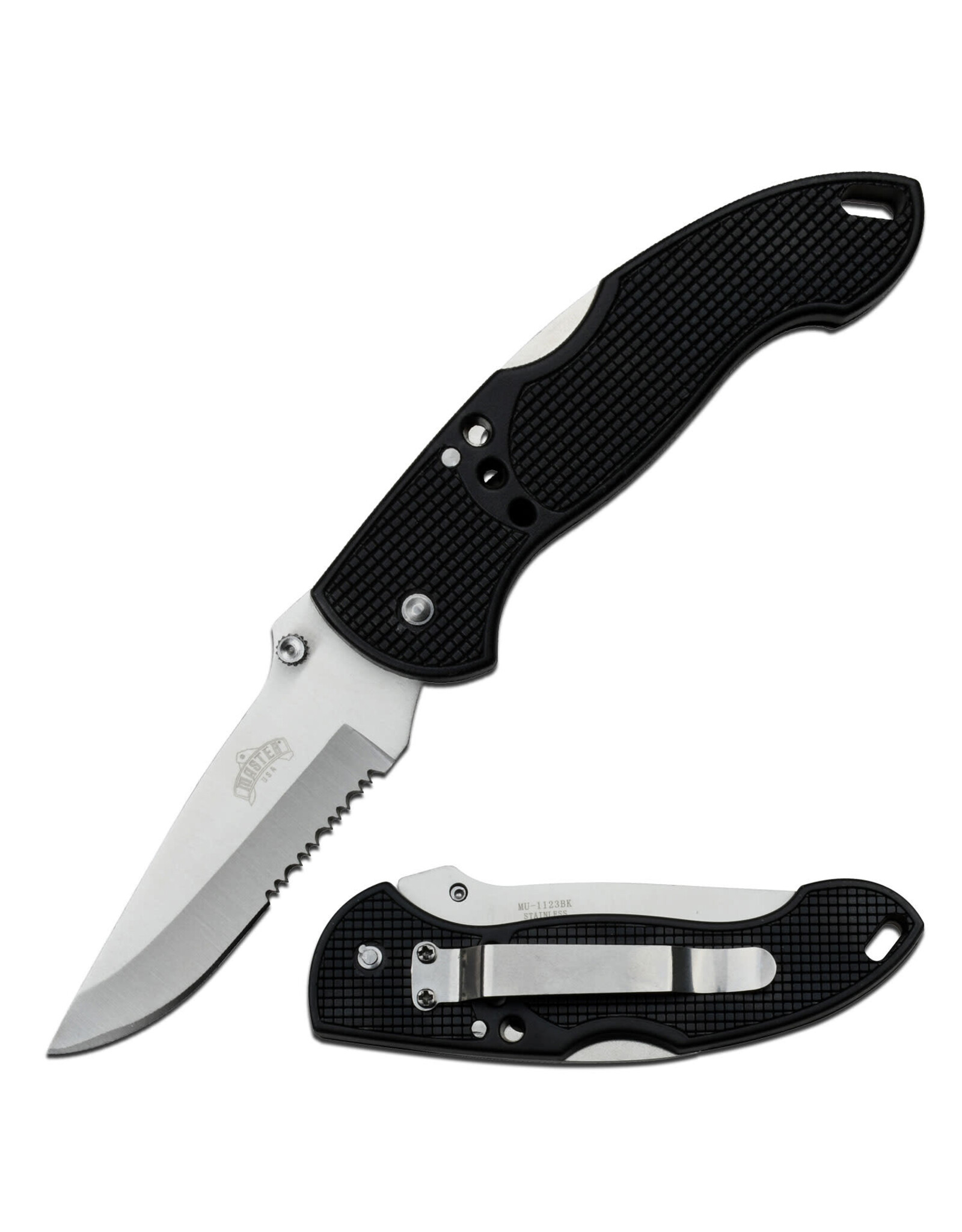 Master USA Manual Folding Knife - Black