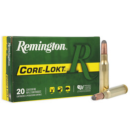 Remington Remington 27844 Core-Lokt Rifle Ammo 308 WIN, SP, 180 Grains, 2620 fps, 20, Boxed