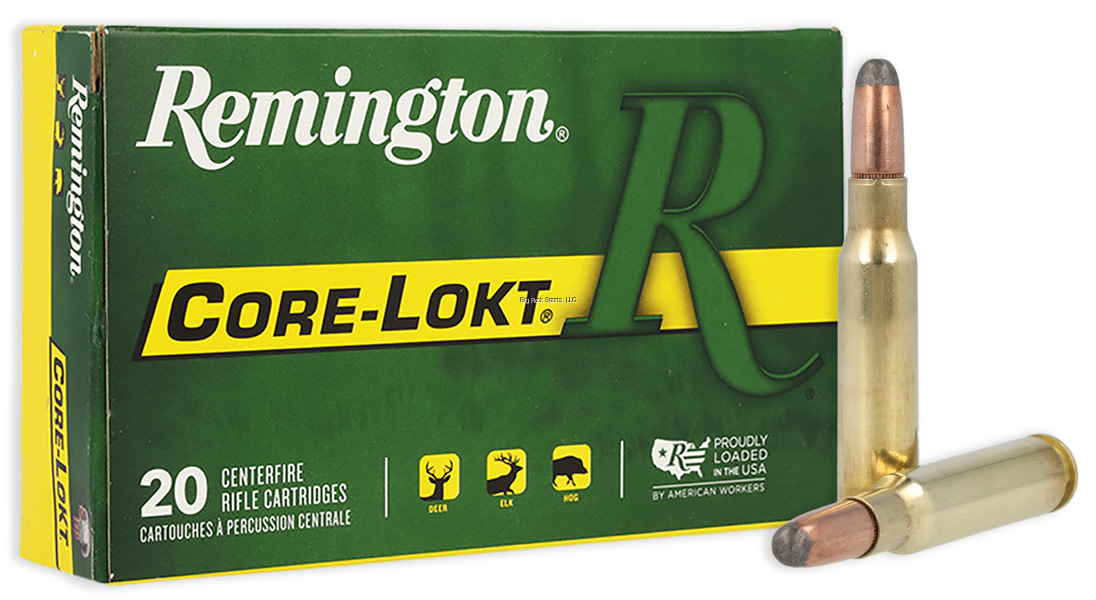 Remington 27844 CoreLokt Rifle Ammo 308 WIN, SP, 180 Grains, 2620 fps