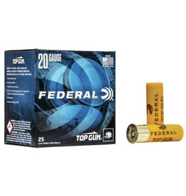 Federal Federal TG20 7.5 Top Gun Target Shotshell 20 GA, 2-3/4 in, No. 7-1/2, 7/8oz, 2.38 Dr, 1210 fps, 25 Rnd per Box