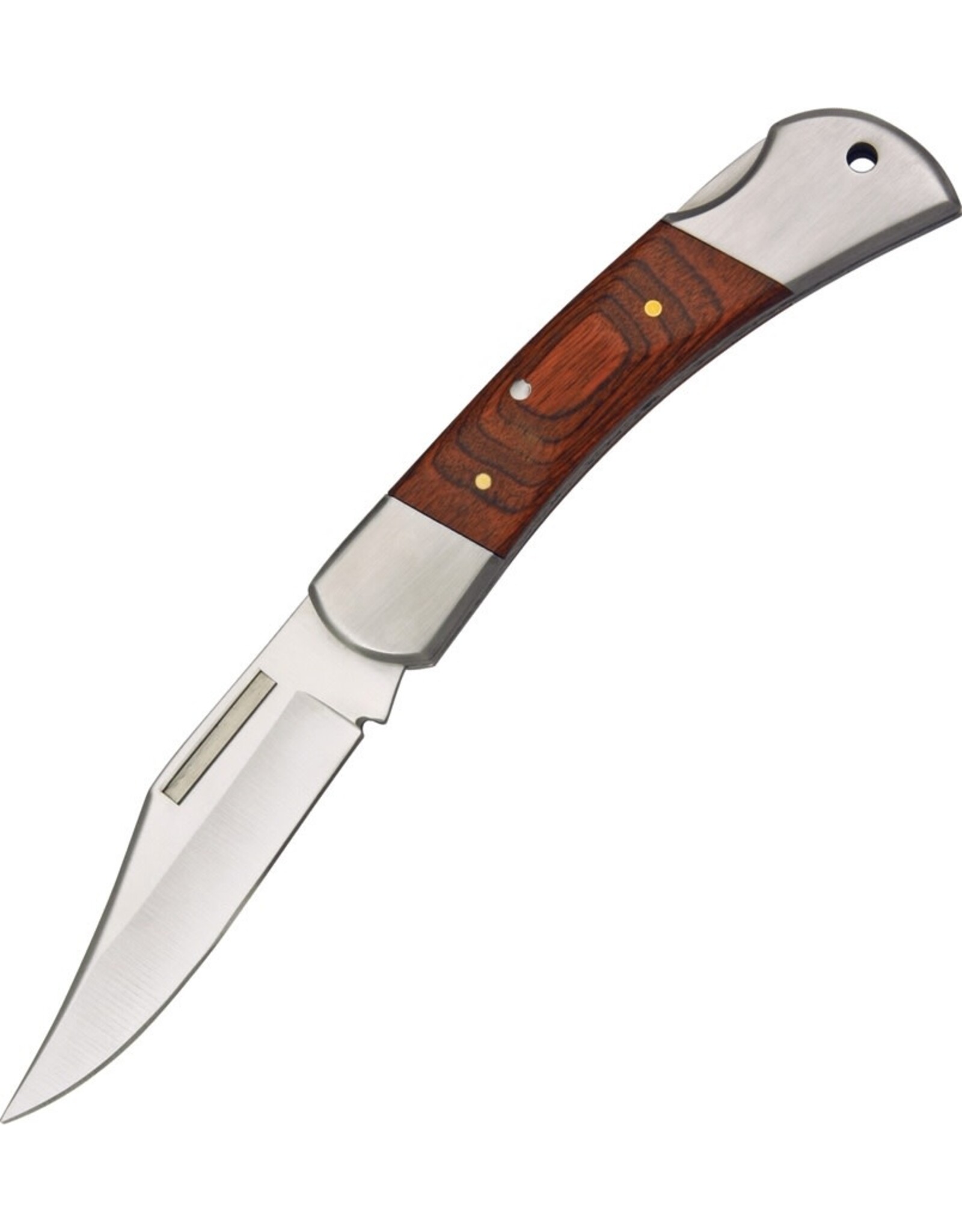 Rite Edge Rite Edge - Lockback Blade with Brown Pakkawood Handle 210826-4 Closed Length: 3.875 in, Blade Material: Steel,