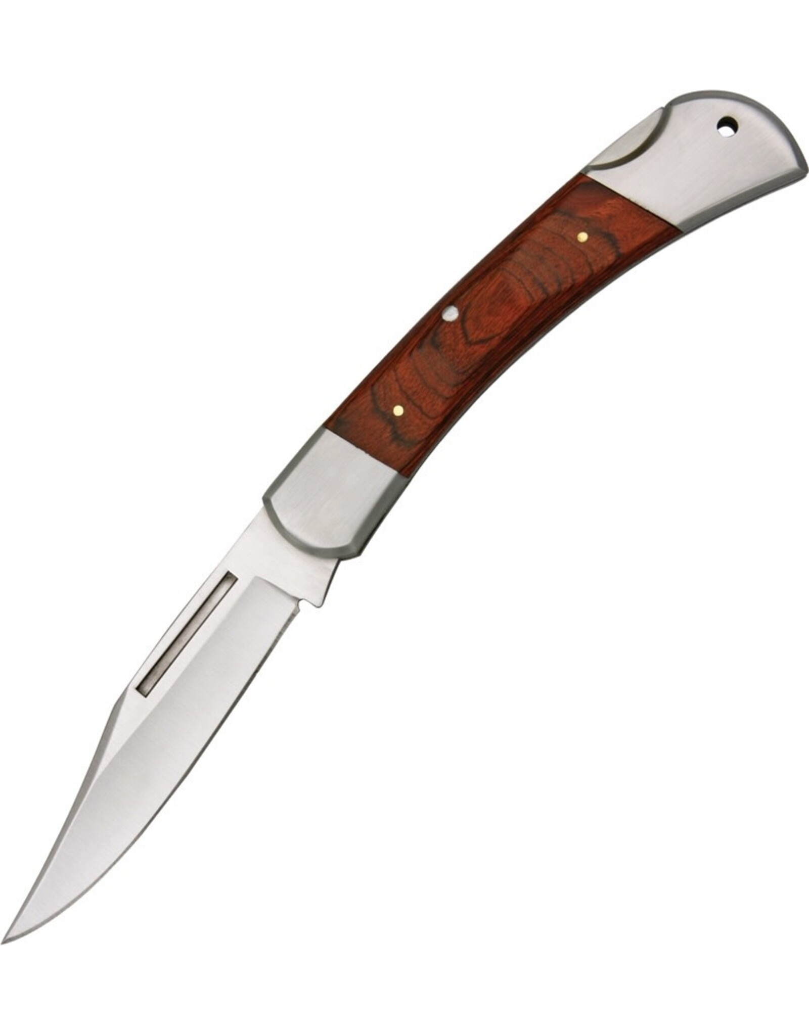 Rite Edge Rite Edge CN2108265 Classic with Brown Wood Handles Lockback Folding Pocket Knife