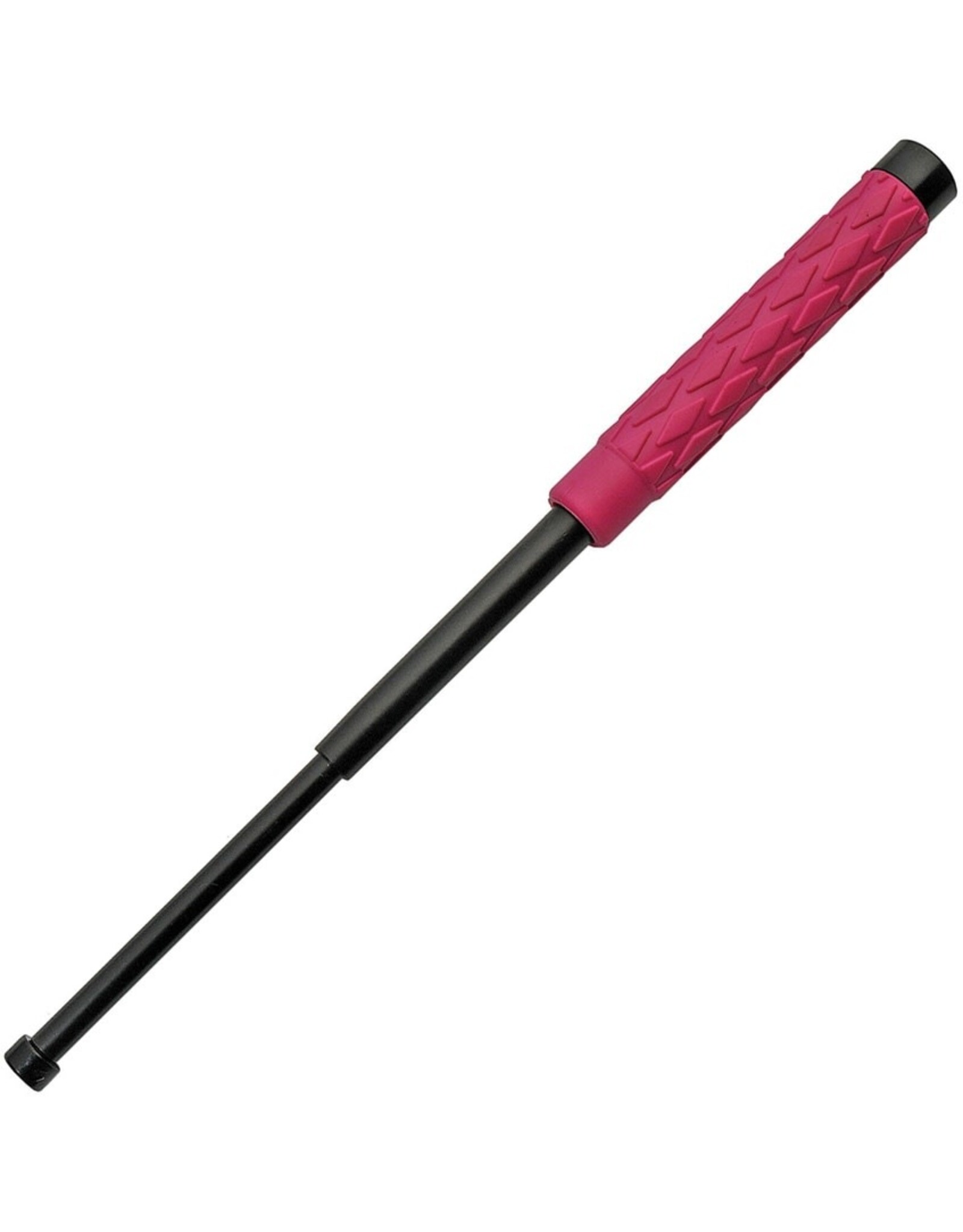 Kwik Force Expandable Baton Pink Handle / Black 16"