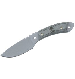 Tops TOPS Knives SPH-01 Sparrow Hawke Fixed 2" 1095 Drop Point Blade, Black Linen Micarta Handles, Kydex Sheath