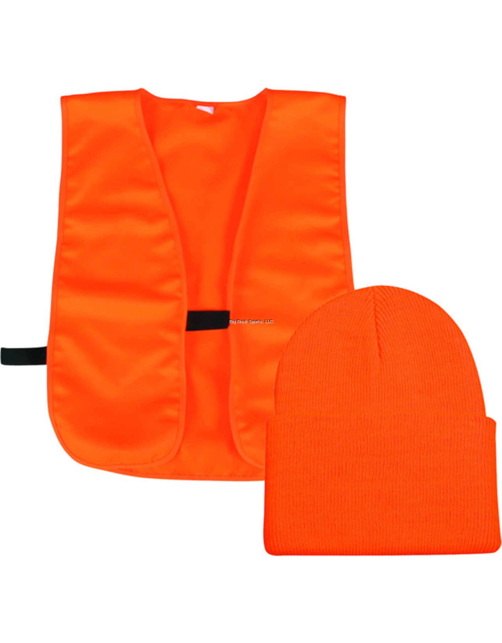 OUTDOOR CAP Outdoor Cap BLZKVST Blaze Orange Vest w/Knit Cap