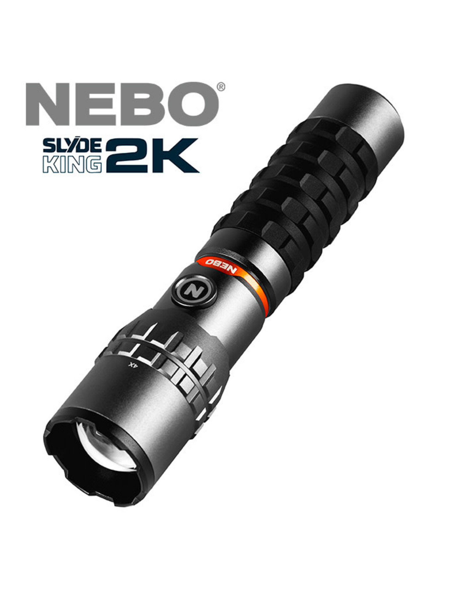 Nebo Nebo Slyde King 2K Rechargeable 2000 Lumens Flashlight & 500 Lumens Worklight