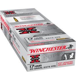 Winchester Winchester X17HMR1 Super-X Rimfire Ammo 17 HMR, JHP, 20 Grains, 2375 fps, 50 Rounds, Boxed