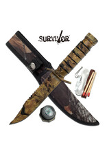 Survivor SURVIVOR HK-695CA FIXED BLADE KNIFE 9.5" OVERALLSurvivor Fixed Blade Knife