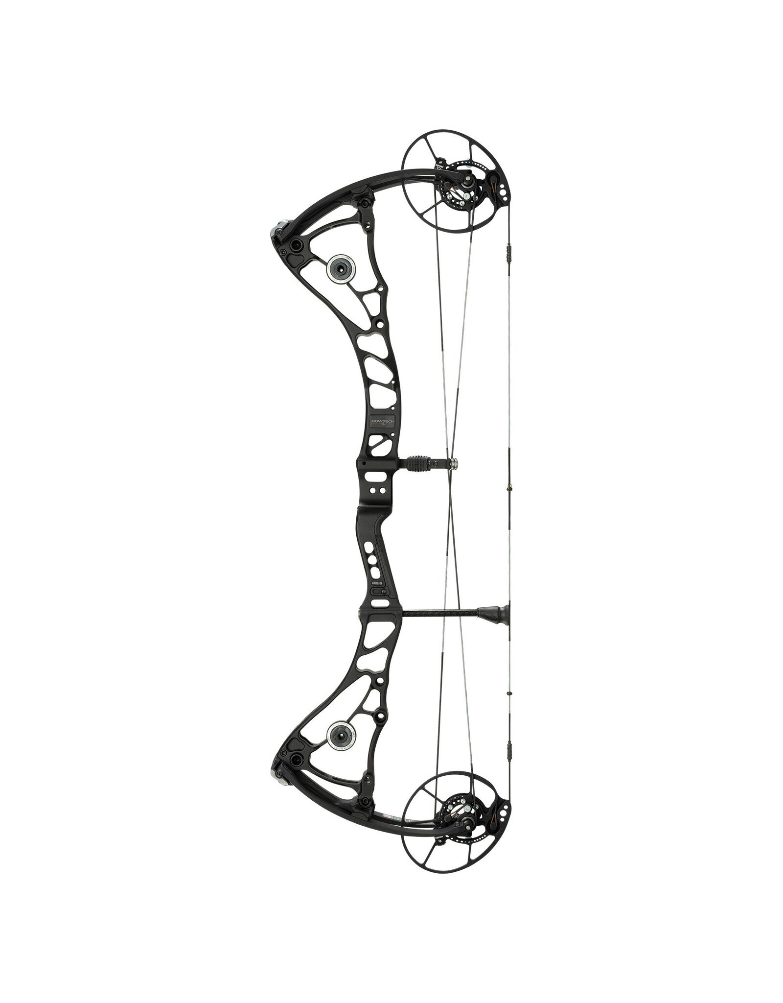 Bowtech Core SS (right) 70lbs (black) 26-31" draw / A to A 31.5" /  brace 6.25"/ 337 fps / 4.5 mass wt.