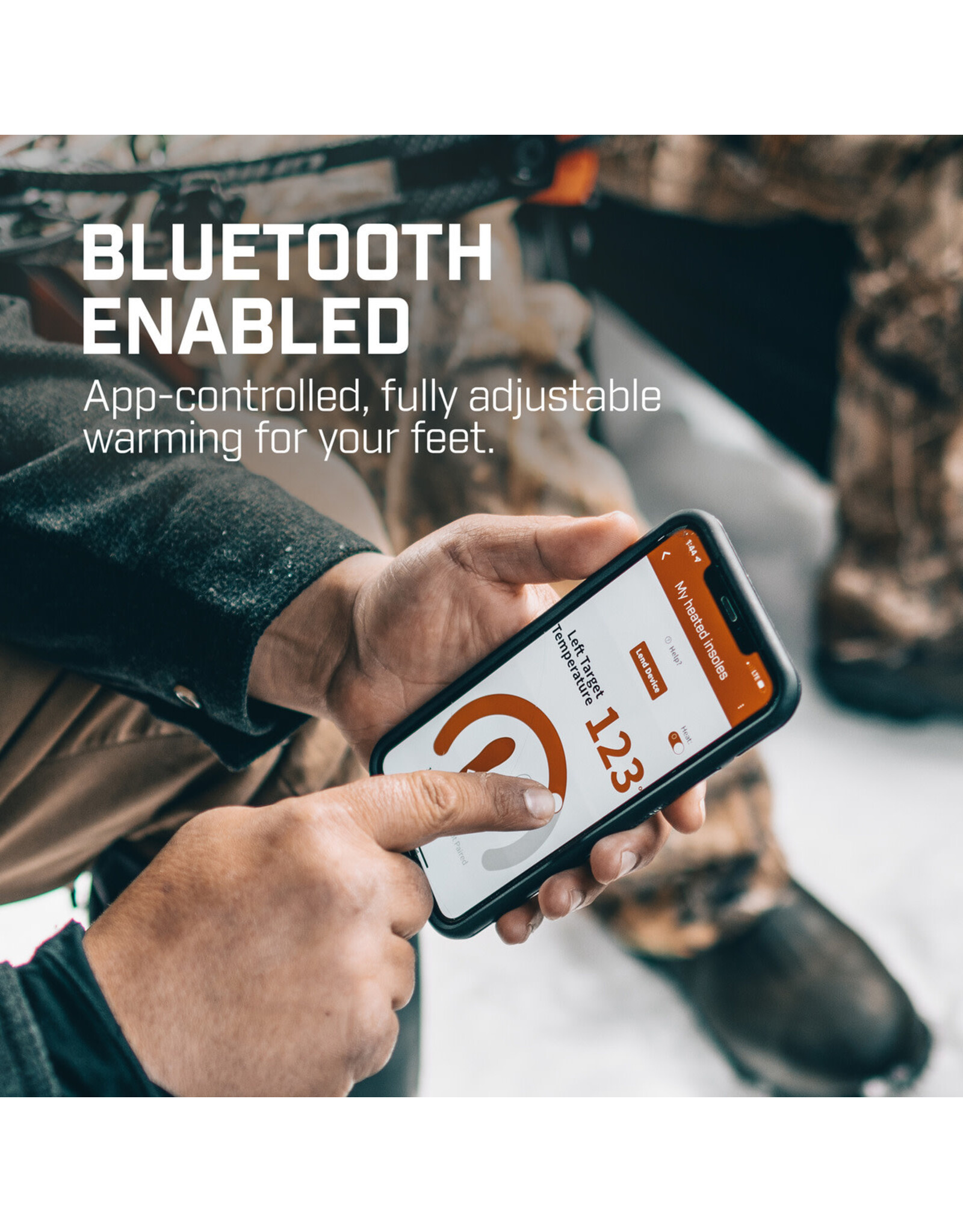 Thaw Thaw Bluetooth Enabled Heated Insoles LARGE (Men 9.5-11 / Women 10.5-12)