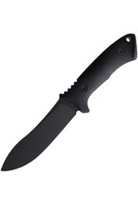 Spartan Blades Spartan Blades Professional Grade Harsey Nessmuk Fixed Blade Knife 5" 1095 Black Powder Coated Blade, Black Injection Molded Handles, Black Injection Molded Sheath - SBSL005BK