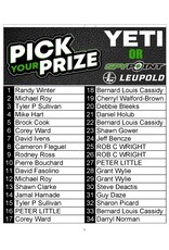 DRAW #1187 - Pick your Prize - Yeti Package or Spypoint Leupold Binos