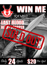 DRAW #1201 - WIN ME - Rambo Last Blood Heartstopper
