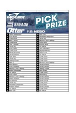 Draw #1212 - Pick Your Prize! Barnett, Savage OR Otter!