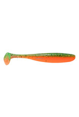 Keitech ES4US26 Easy shiner,Firetiger, 4",7pk, Strong Squid Scent infused
