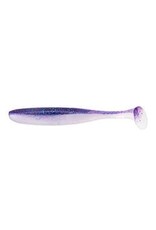 Keitech ES4US36 Easy shiner, Pro Purple, 4",7pk, Strong Squid Scent infused