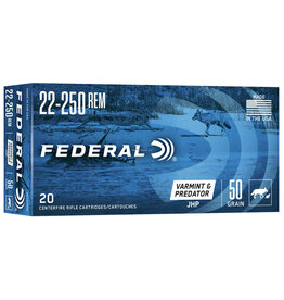 American Eagle Federal AE22250G American Eagle Rifle Ammo 22-250 REM, JHP, 50 Grains, 3850 fps, 20, Boxed