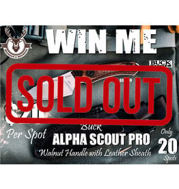 DRAW #1235 - WIN ME - Buck Alpha Scout Pro