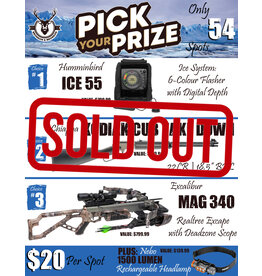 DRAW #1237 - PICK YOUR PRIZE - Humminbird, Chiappa OR Excalibur + NEBO
