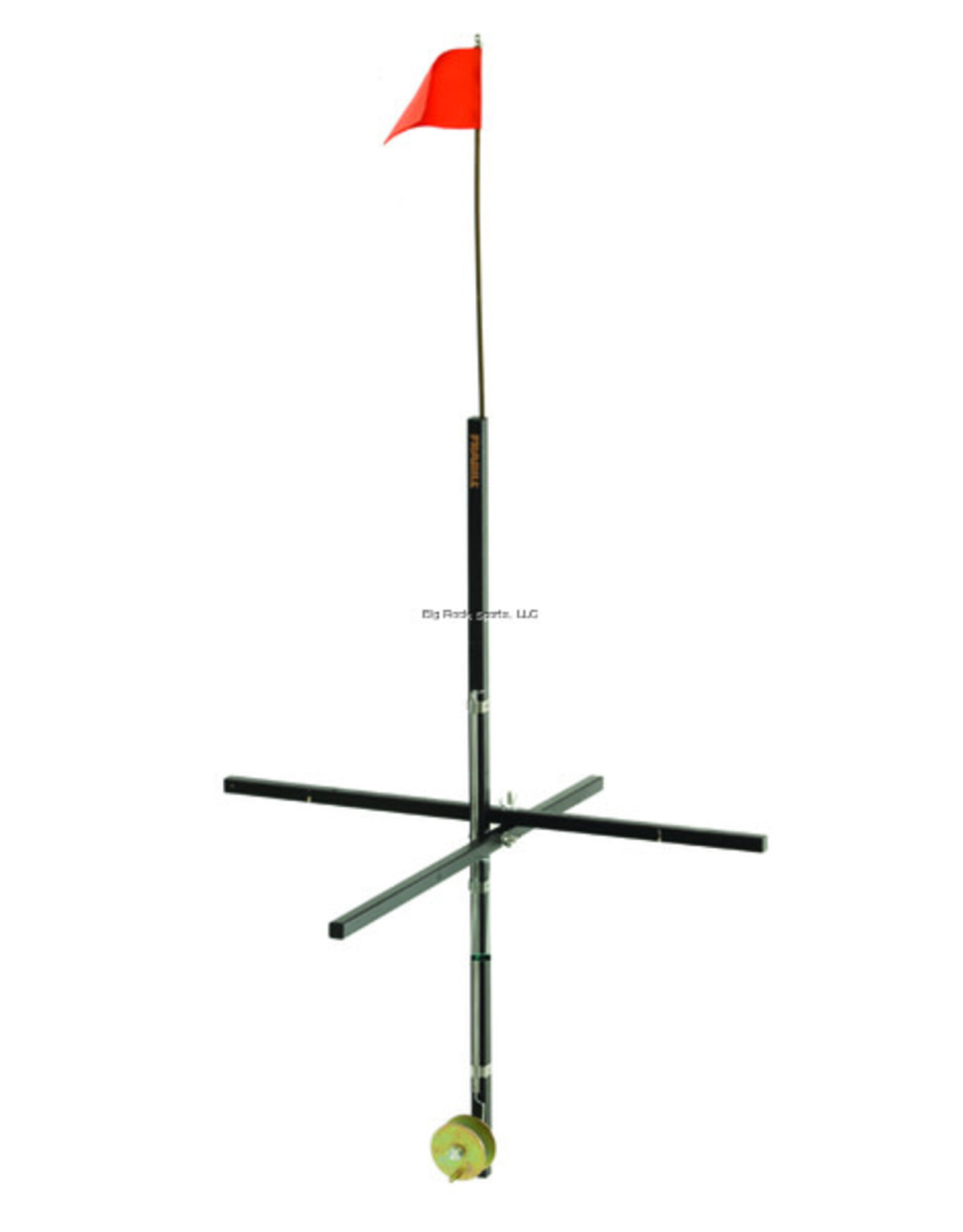 Frabill Frabill 1720 Stick Tip-Up Black, Wood Folds For Storage