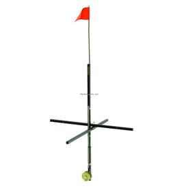 Frabill Frabill 1720 Stick Tip-Up Black, Wood Folds For Storage