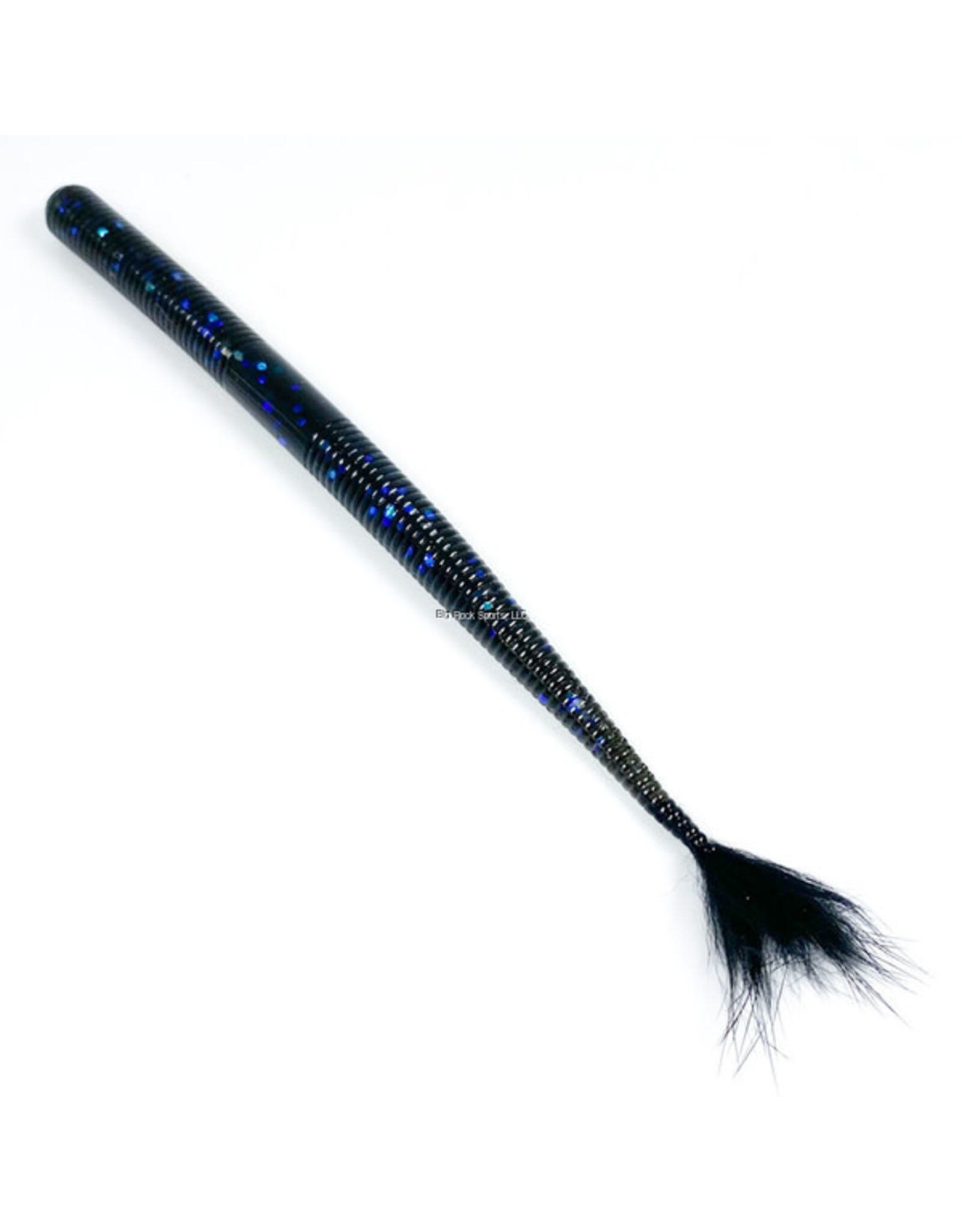 rabid baits Rabid Baits SW6-017 Shaker Worm 6" Straight Tail Worm Midnight Magic.