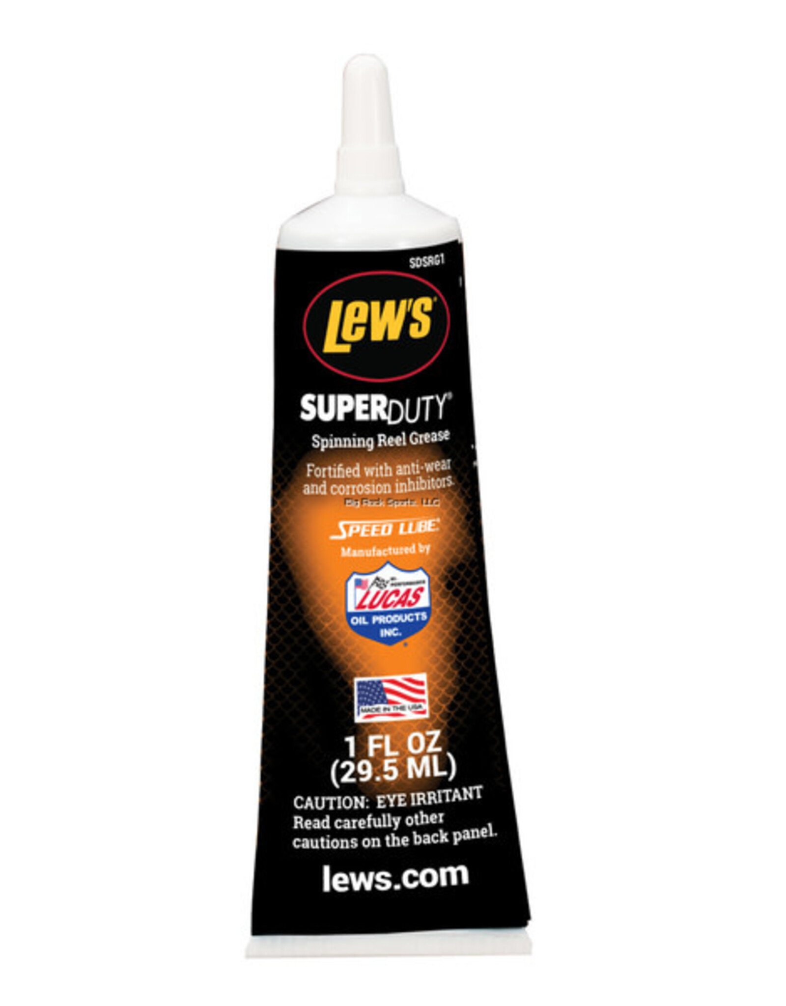 Lew's Lew's SDSRG1 Speed Reel High Performance Lucas Oil, SuperDuty Spinning Reel Grease, 1oz. Tube
