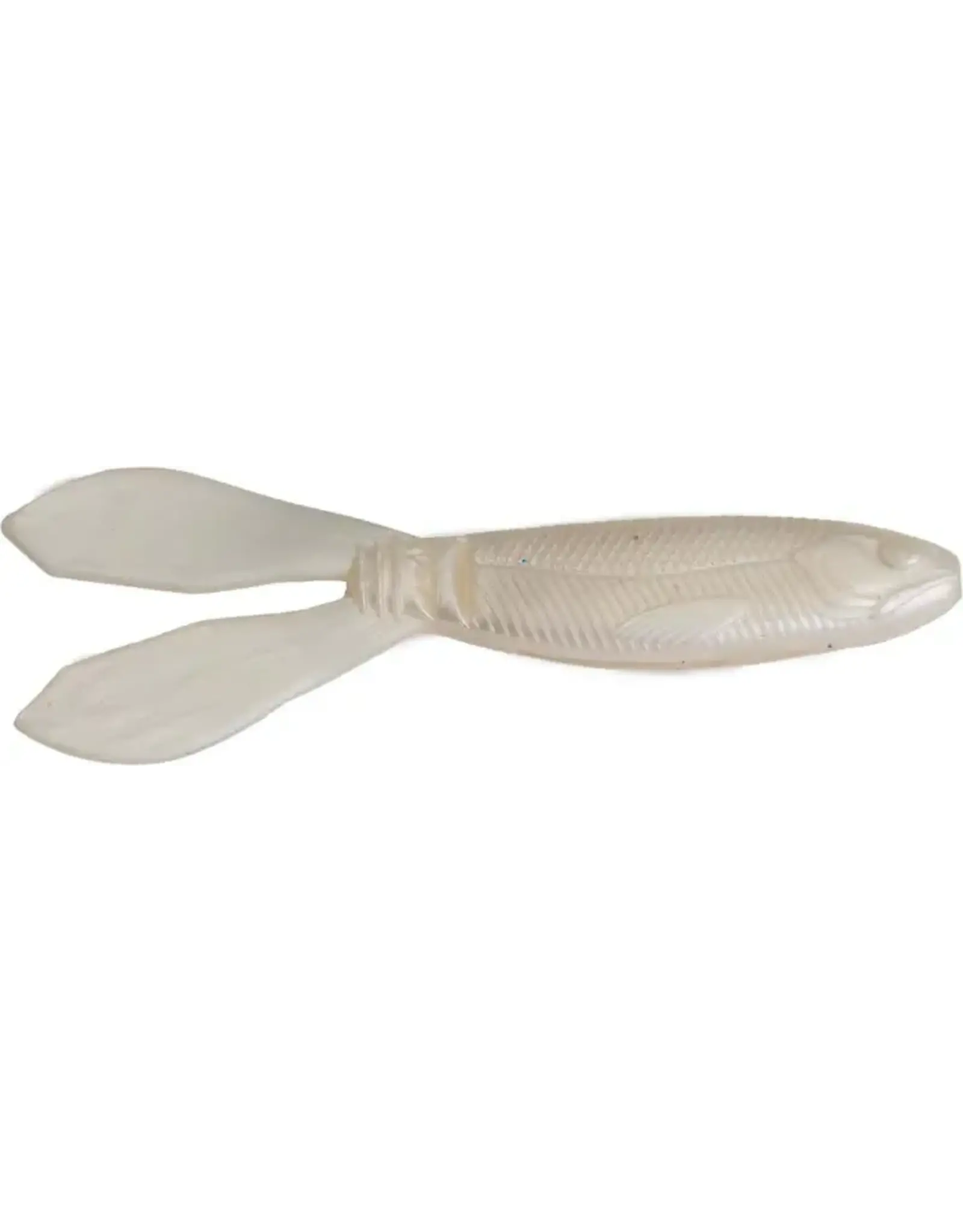 g-Ratt baits G-Ratt Baits Mixer Soft Plastic Jig Trailer - 5 Pack 4 3/8" (Pearl White)