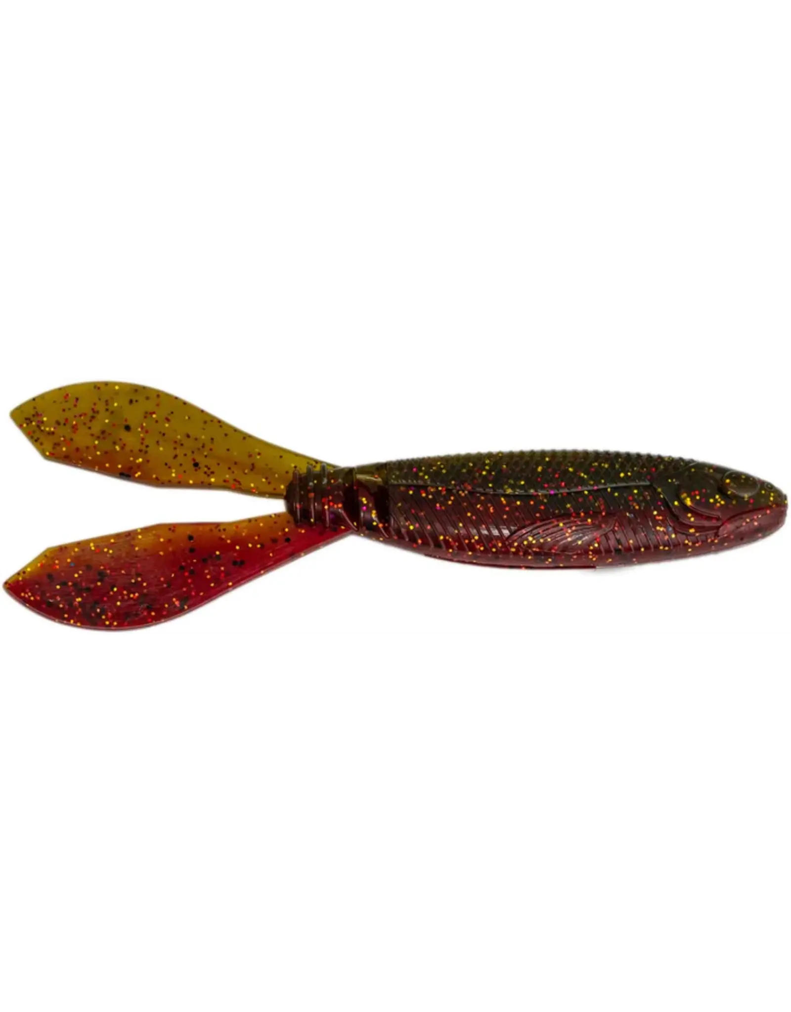 G-Ratt Baits Mixer Soft Plastic Jig Trailer - 5 Pack 4 3/8" (Craw)
